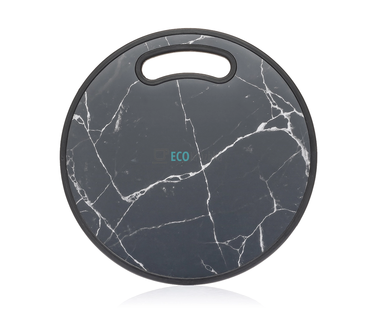 Дошка обробна двостороння кругла 1.3х29.8 см Чорно-бежевий Edenberg EB-11941 Дошка обробна двостороння кругла 1.3х29.8 см Чорно-бежевий Edenberg EB-11941