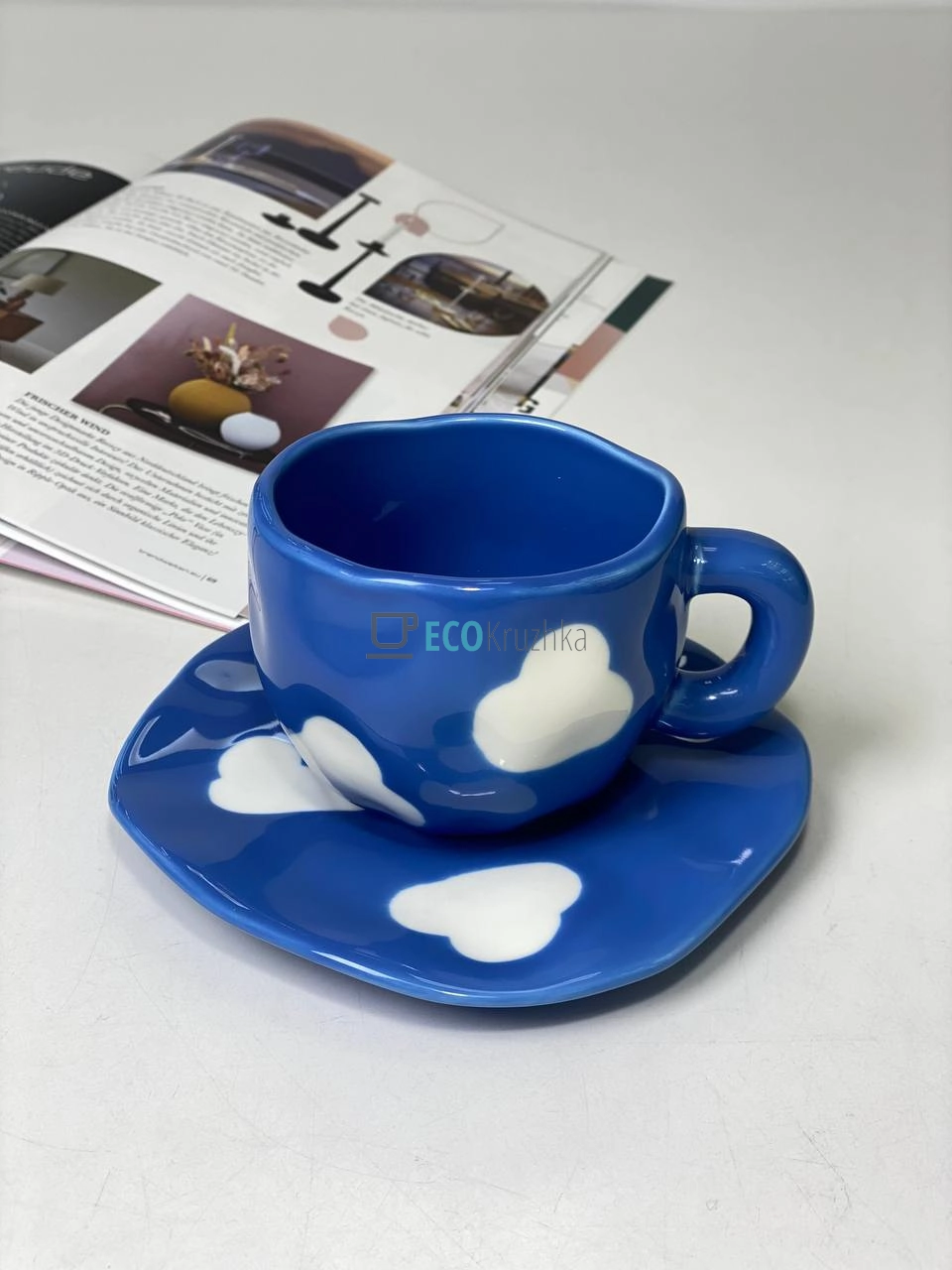 Керамічна кружка "Біла хмаринка" 290 мл (8030-433) Керамічна кружка "Біла хмаринка" 290 мл (8030-433)