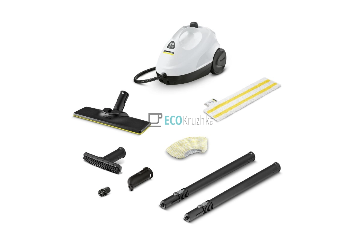 Karcher Пароочисник SC 2 EasyFix, 1500Вт, 1000мл, 3.2Бар, білий