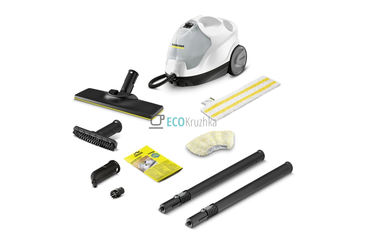 Karcher Пароочисник SC 4 EasyFix, 2000Вт, 800мл, 3.5Бар, білий
