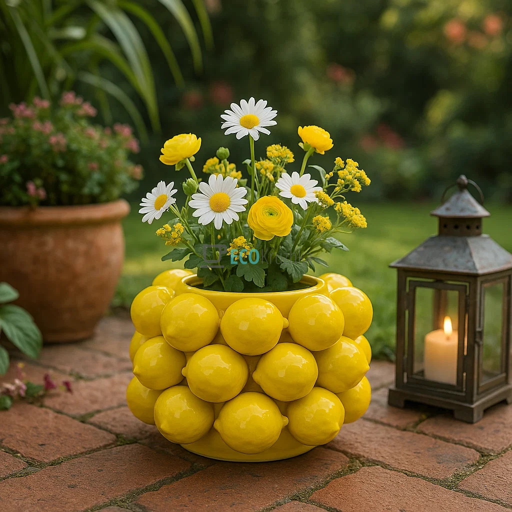 Ваза порцелянова Lemon (Лимон) Жовтий D26 х 19 см (457-325) Ваза порцелянова Lemon (Лимон) Жовтий D26 х 19 см (457-325)