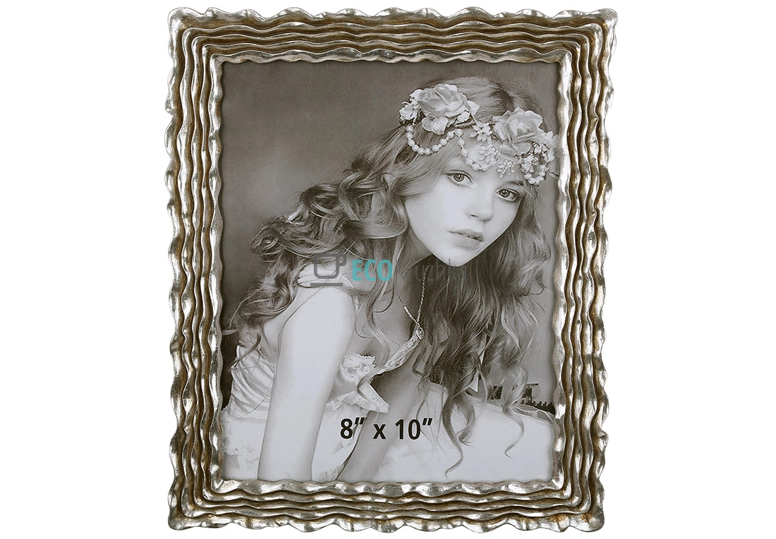 Срібляста фоторамка 20×25 см Хвиля 25×30 см Bonadi (459-087)
