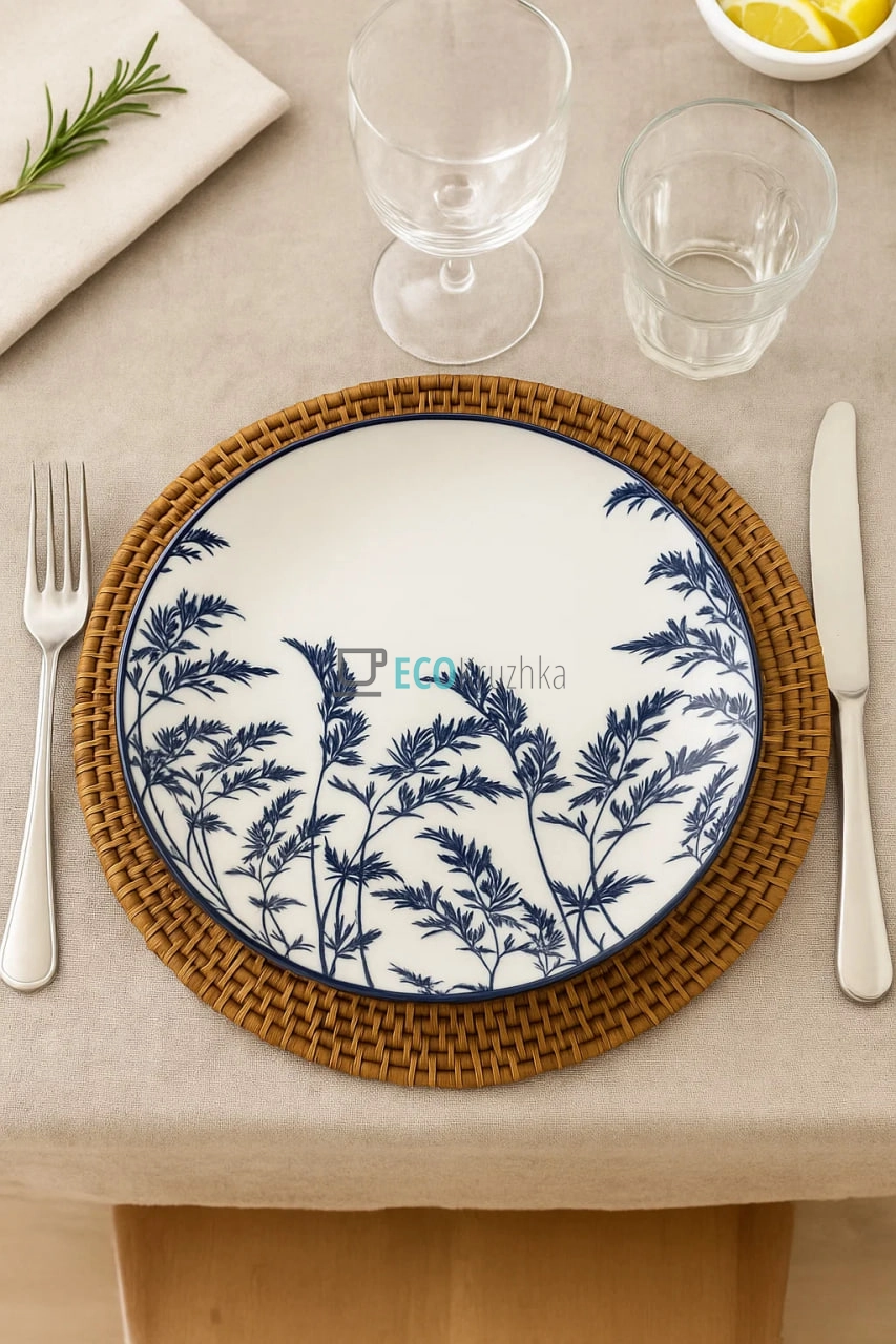 Тарілка фарфорова 24 см Соломія (CLW-17-№9.5)