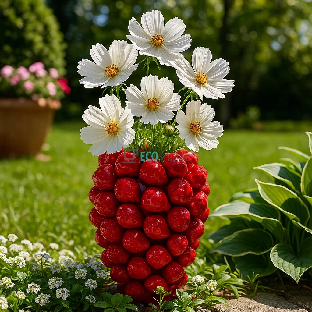 Ваза порцелянова Strawberry Клубніка Полуниця D22 х 32 см (457-330) Ваза порцелянова Strawberry Клубніка Полуниця D22 х 32 см (457-330)