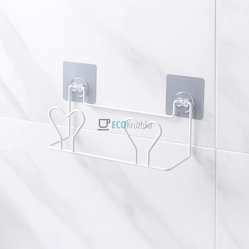 Полиця для взуття навісна самоклеюча 28х9х8.5см Біла (TD01342)