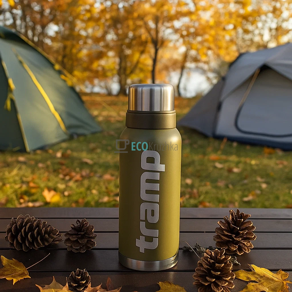 Термос Tramp Expedition Line 1200 мл Сірий EK TRC-028-Olive