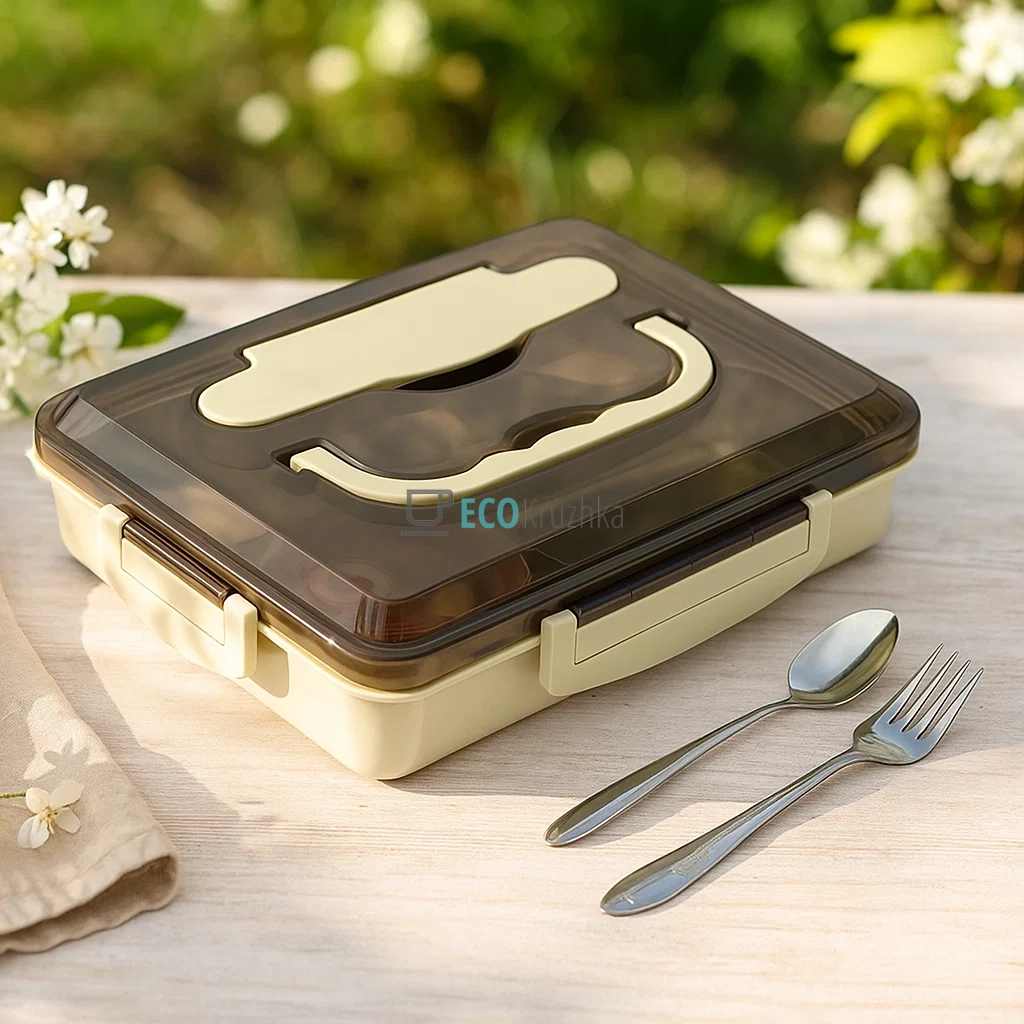 Ланч бокс обідній Kamille Салатовий 1000мл KM-2144ZL Ланч бокс обідній Kamille Салатовий 1000мл KM-2144ZL