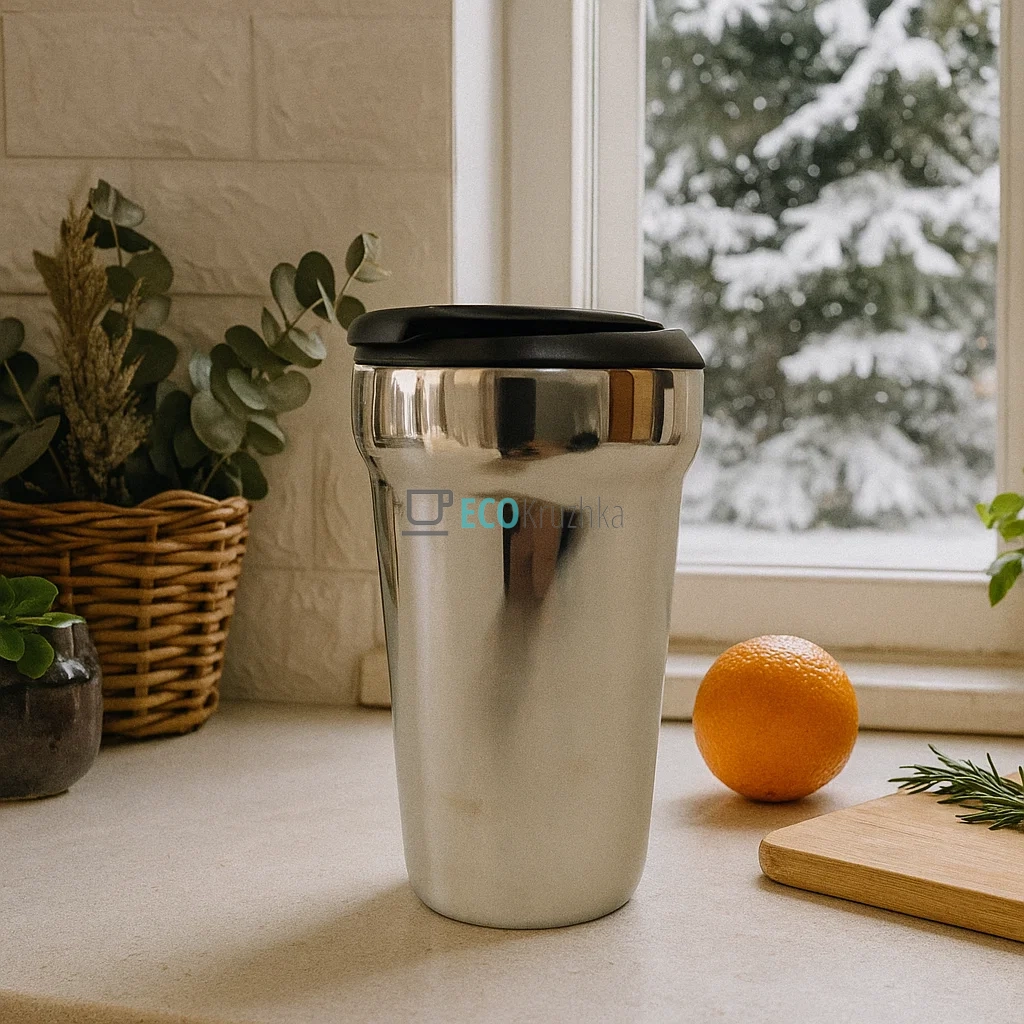 Термокружка Kamille 320 мл з нержавіючої сталі (2158) Термокружка Kamille 320 мл з нержавіючої сталі (2158)