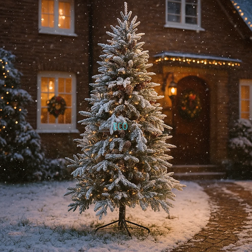 Штучна ялинка "Буковинська красуня" 180 см, 1423 гілки, 400 LED вогнів, тепле біле світло, пишна новорічна ялинка 840-173 Штучна ялинка "Буковинська красуня" 180 см, 1423 гілки, 400 LED вогнів, тепле біле світло, пишна новорічна ялинка 840-173