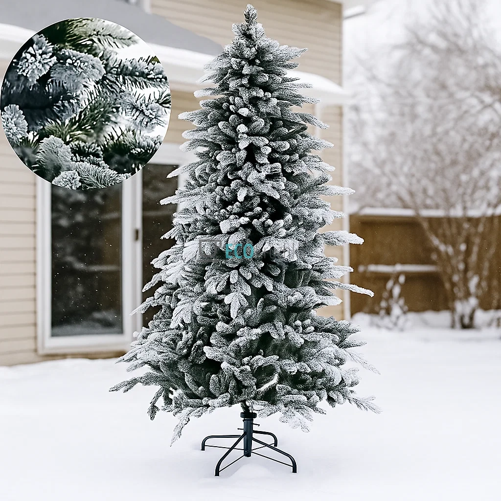 Штучна ялинка "Вечірній вальс" 213 см, на металевій підставці, 2313 гілок, пишна новорічна ялинка преміум класу 840-148 Штучна ялинка "Вечірній вальс" 213 см, на металевій підставці, 2313 гілок, пишна новорічна ялинка преміум класу 840-148