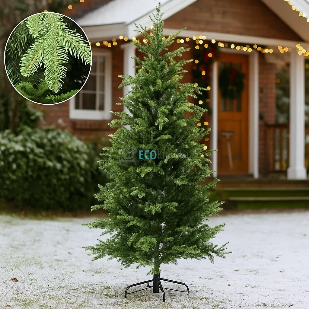 Штучна ялинка "Датська" 180 см, 1592 гілки, пишна новорічна ялинка преміум якості 840-178 Штучна ялинка "Датська" 180 см, 1592 гілки, пишна новорічна ялинка преміум якості 840-178