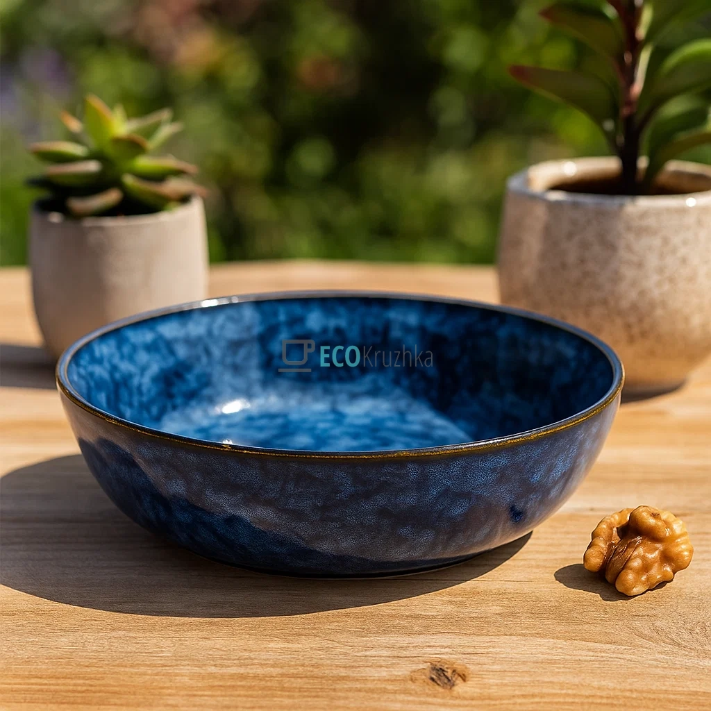 Салатник керамічний Casual D20см, Синій (344-224) Салатник керамічний Casual D20см, Синій (344-224)