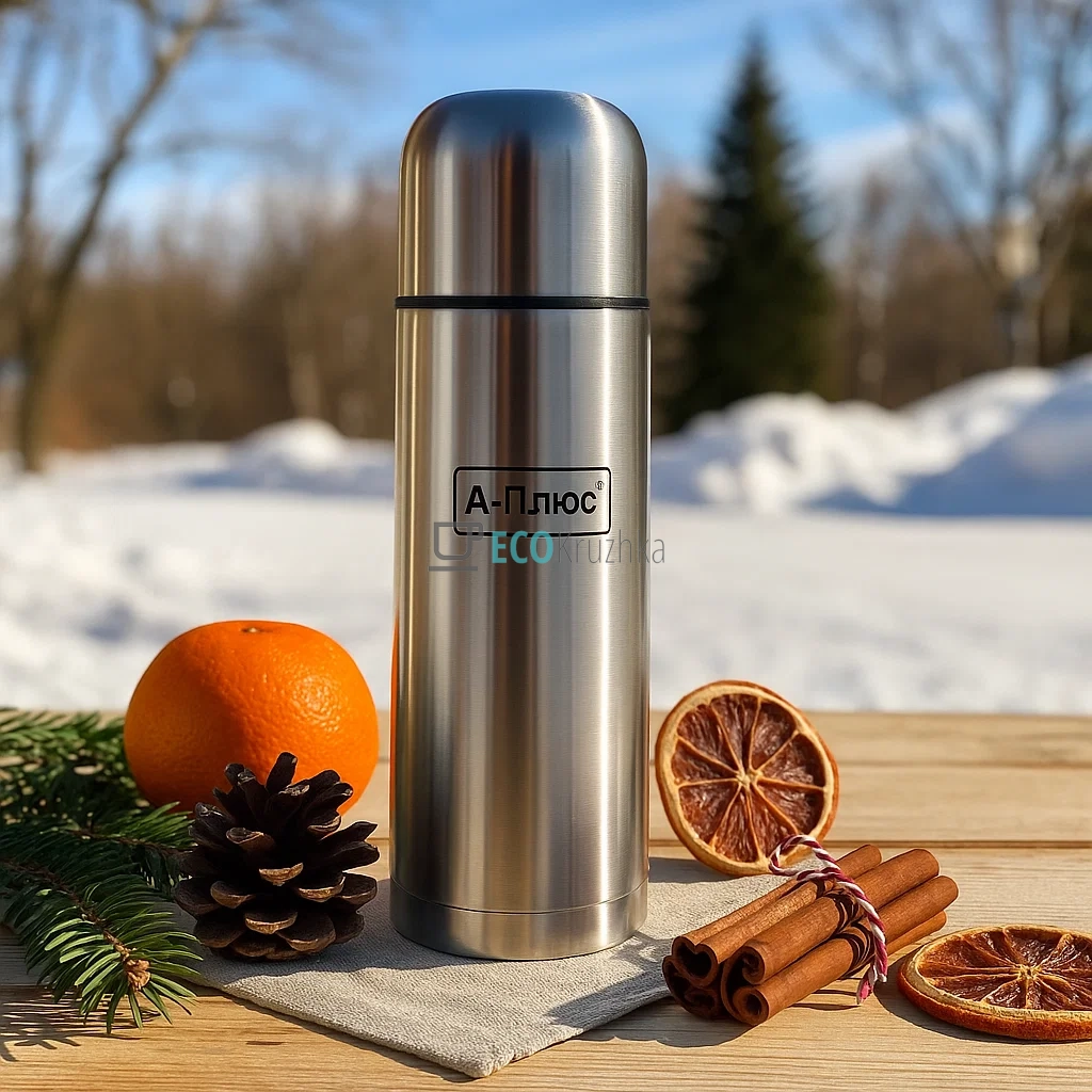 Термос з чашкою та чохлом 500 мл A-Plus EK1752L Термос з чашкою та чохлом 500 мл A-Plus EK1752L