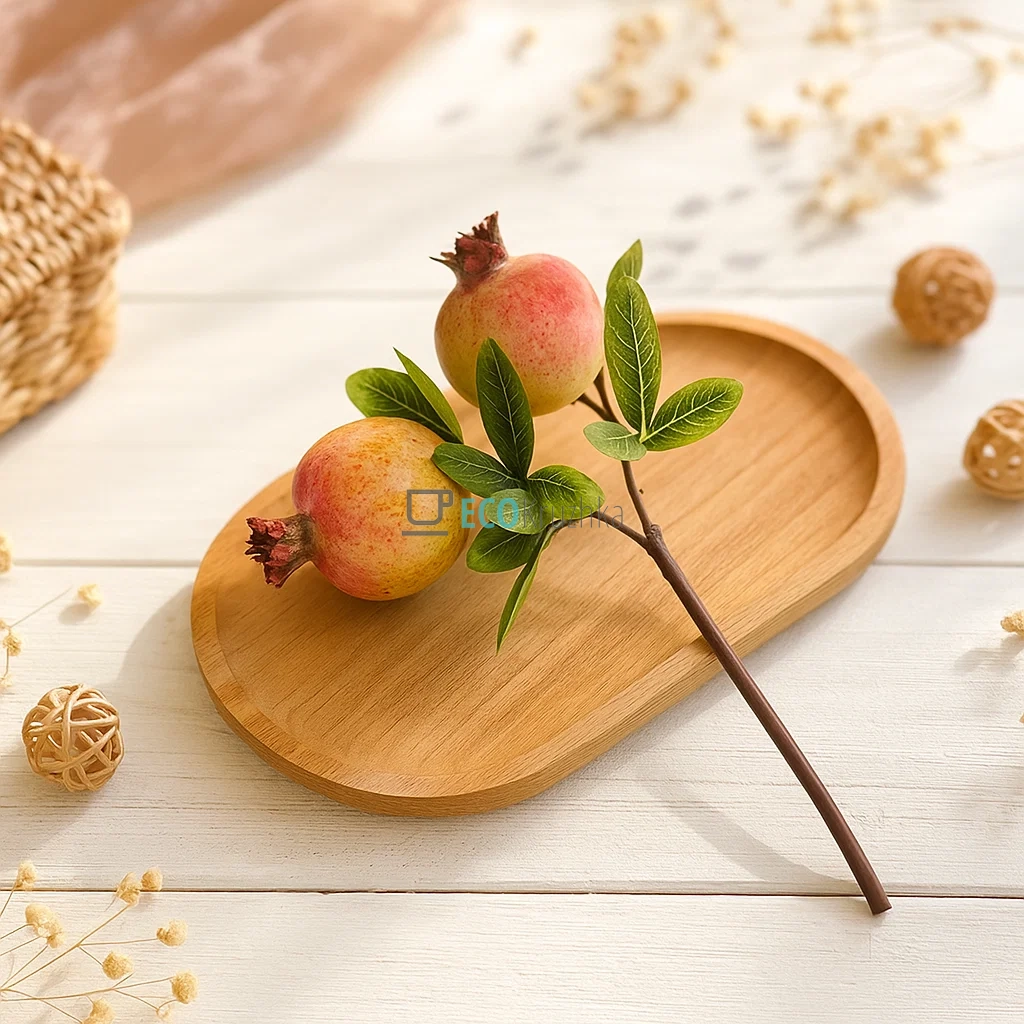 Гілка декоративна з плодами Гранату, 31 см (арт. 119-053) Гілка декоративна з плодами Гранату, 31 см (арт. 119-053)