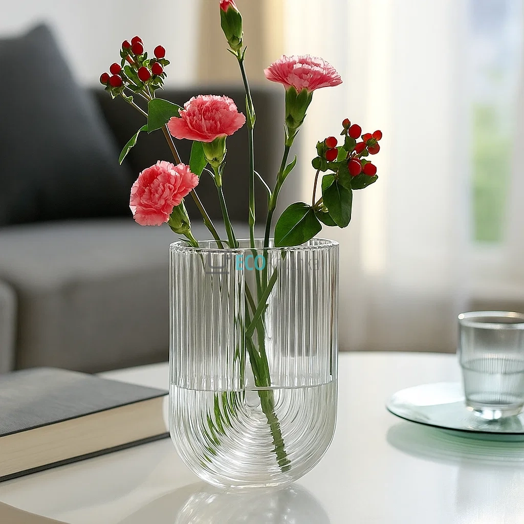 Скляна ваза Uno 13 х 6 х 17.5см Прозора (992-279) Скляна ваза Uno 13 х 6 х 17.5см Прозора (992-279)