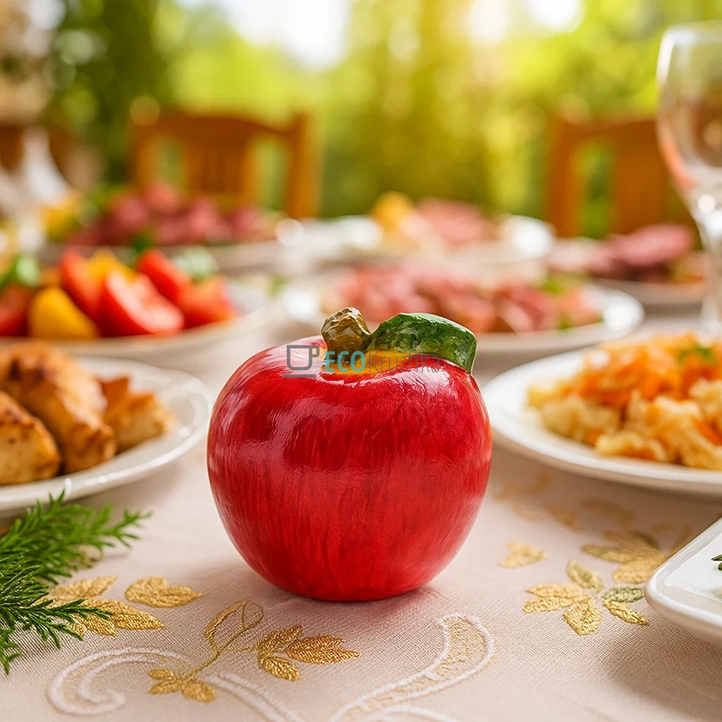 Керамічний декор "Червоне яблуко" 5.5x5.5x5.5 см (HA9-124) Керамічний декор "Червоне яблуко" 5.5x5.5x5.5 см (HA9-124)