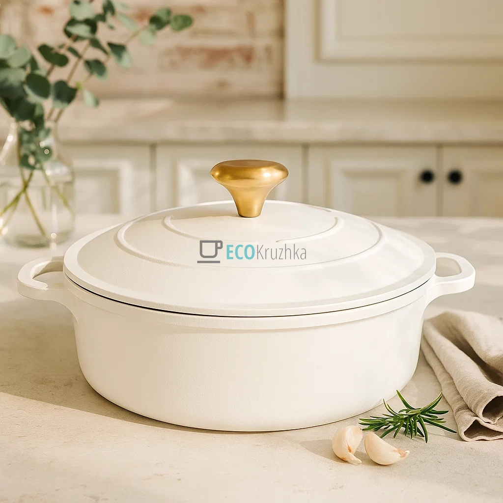 Сотейник з антипригарним мармуровим покриттям з алюмінієвою кришкою, 4 л (28 x 8 см) білий Edenberg EB-12097 Сотейник з антипригарним мармуровим покриттям з алюмінієвою кришкою, 4 л (28 x 8 см) білий Edenberg EB-12097