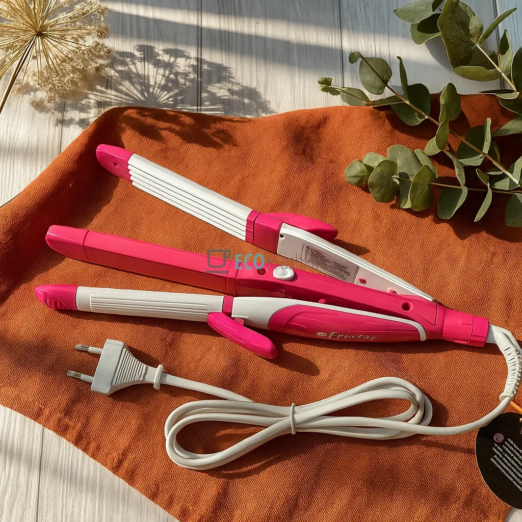 ​Стайлер для волосся 3-в-1: випрямляч, плойка та гофре Livstar LSU-1525