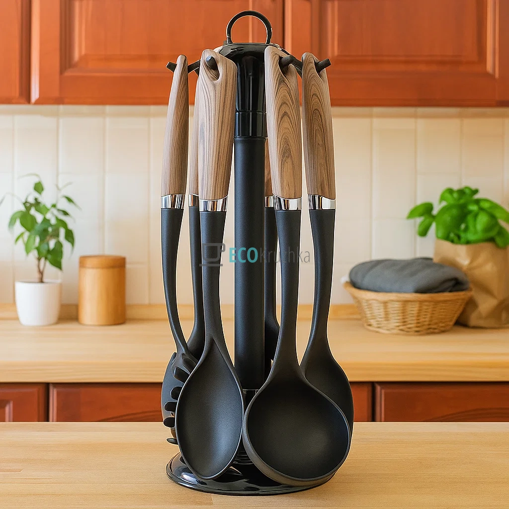 Кухонний набір Edenberg, 7 предметів, Коричневий EB-3605