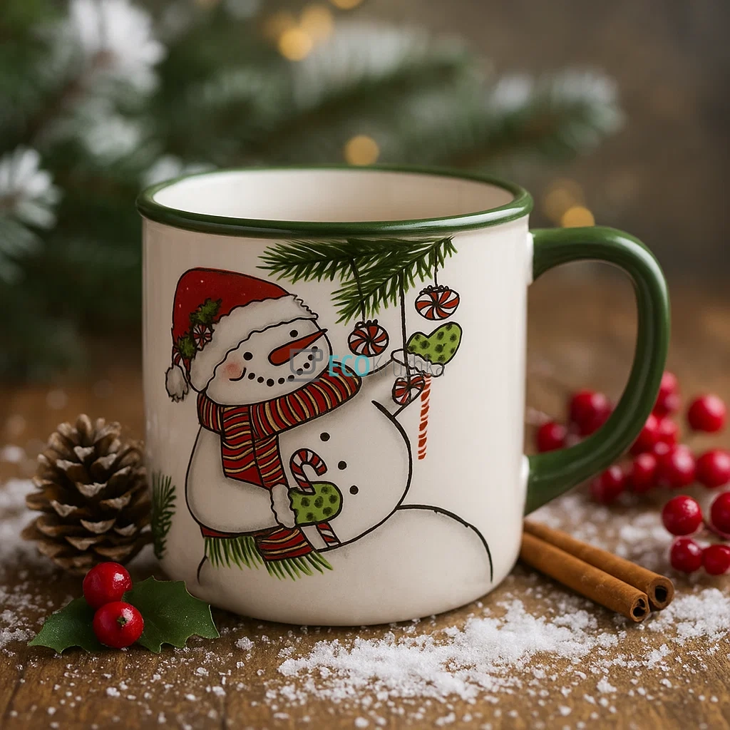 Керамічна кружка 600 мл «Зимова казка» (DK017-N) Керамічна кружка 600 мл «Зимова казка» (DK017-N)