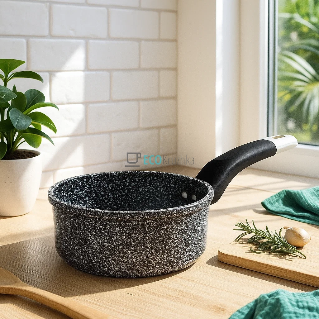 Ківш 1.9л, з кришкою, литий алюміній Edenberg EB-3328 Ківш 1.9л, з кришкою, литий алюміній Edenberg EB-3328