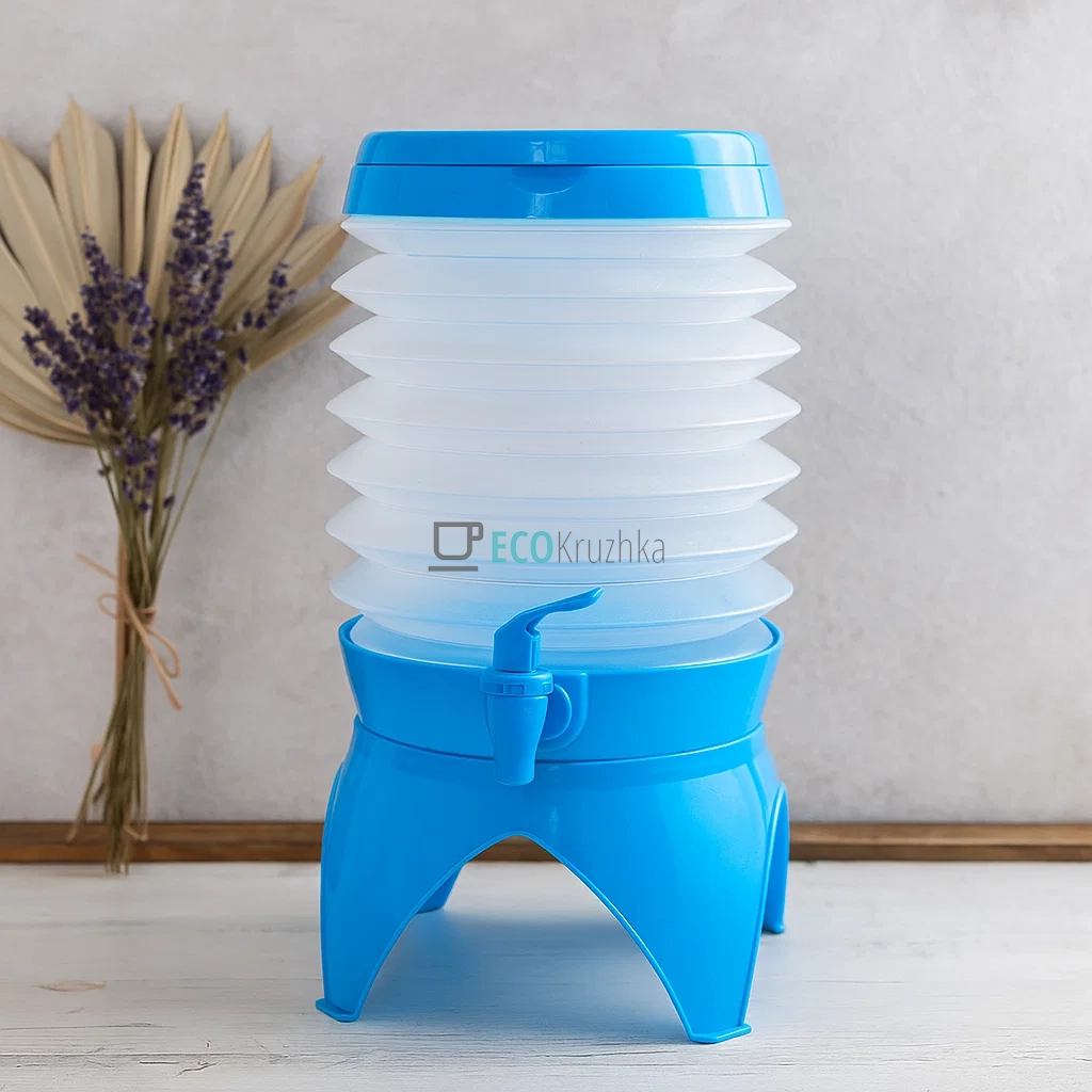 Портативний лимонадник-диспенсер 7,5л з краном для води і напоїв (EB-18427)