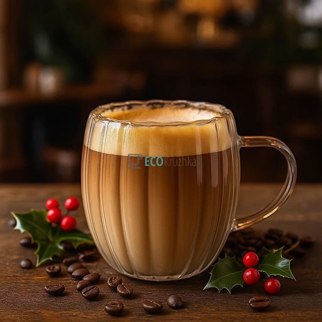 Чашка Iceberg з подвійними стінками, 270 мл, боросилікат – Стиль і тепло Прозора (777-2)