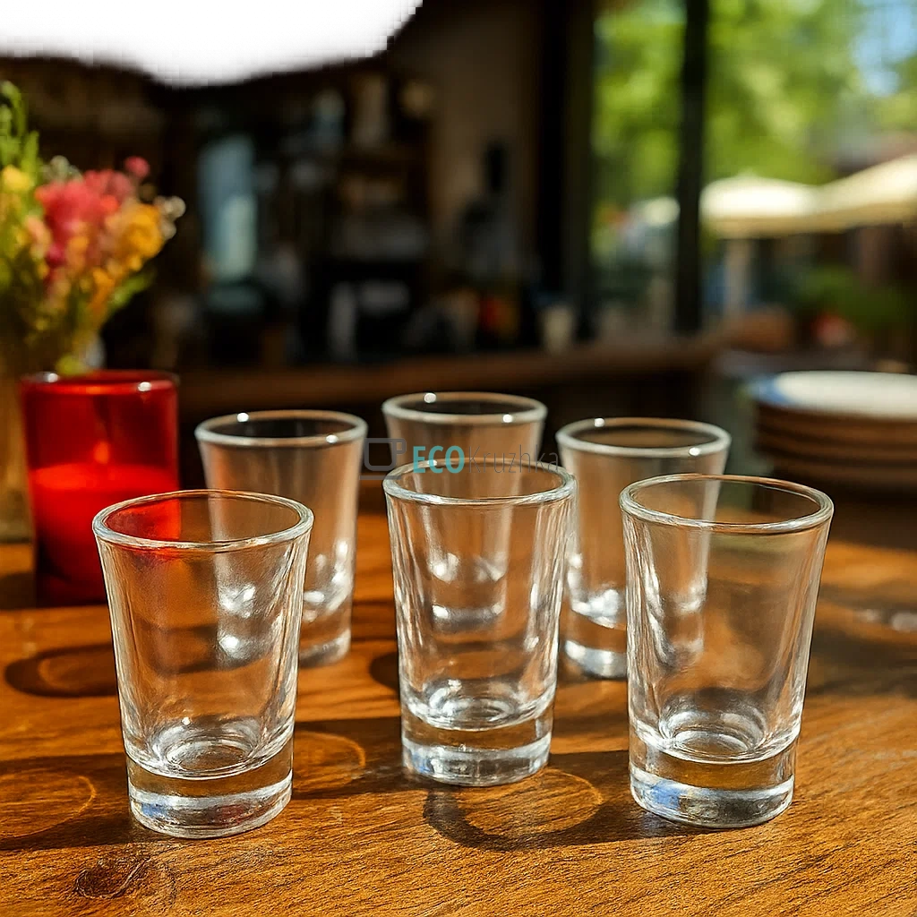 Набір чарок 6 шт прозорих 40 мл (APL4570) Набір чарок 6 шт прозорих 40 мл (APL4570)