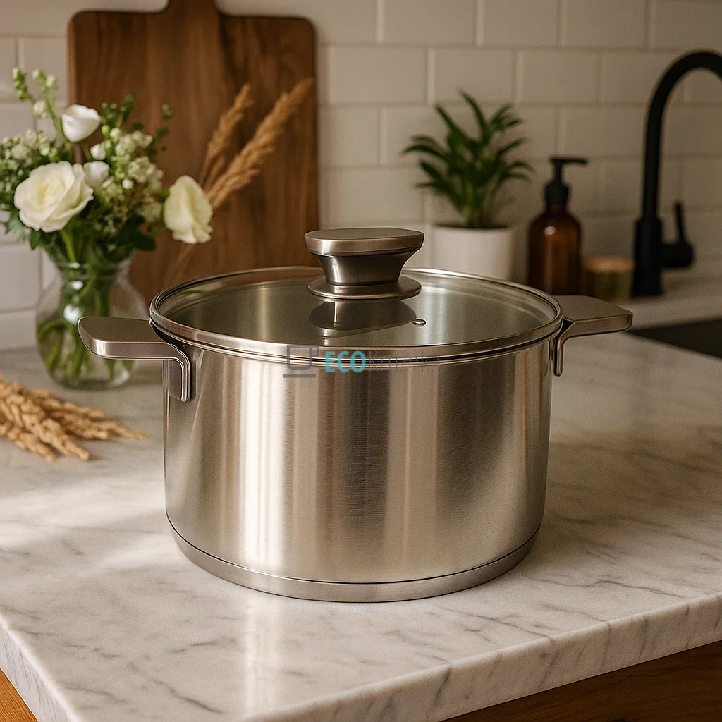 Каструля нержавіюча 2.5л професійна з кришкою Maestro MR-3521-18 Каструля нержавіюча 2.5л професійна з кришкою Maestro MR-3521-18