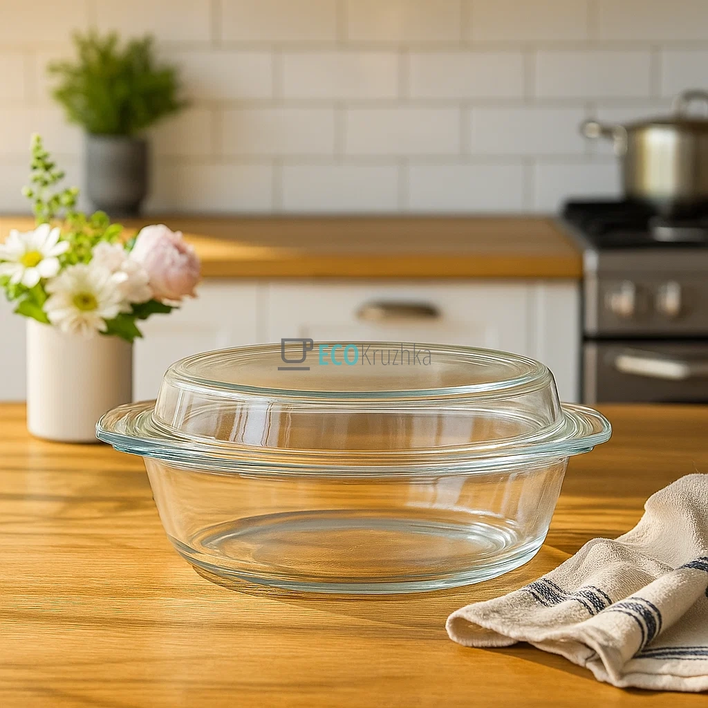 Каструля боросилікатного скла, 2.5 л з прозорою кришкою – Класика 249 х 113 мм (s6176-6186) Каструля боросилікатного скла, 2.5 л з прозорою кришкою – Класика 249 х 113 мм (s6176-6186)