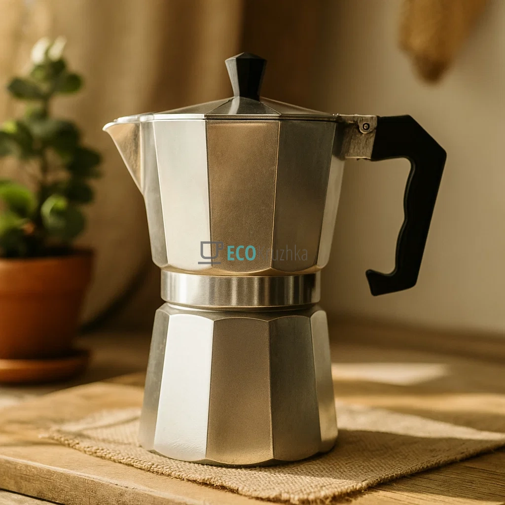 Гейзерна кавоварка Алюмініва 6 чашок Interos BHP-A006 Гейзерна кавоварка Алюмініва 6 чашок Interos BHP-A006