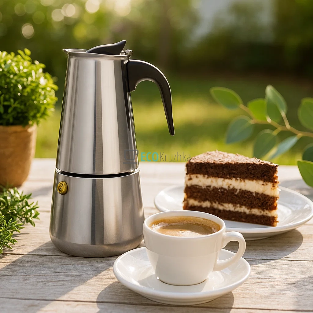 Гейзерна кавоварка 6 чашок Interos PD1-600 Гейзерна кавоварка 6 чашок Interos PD1-600