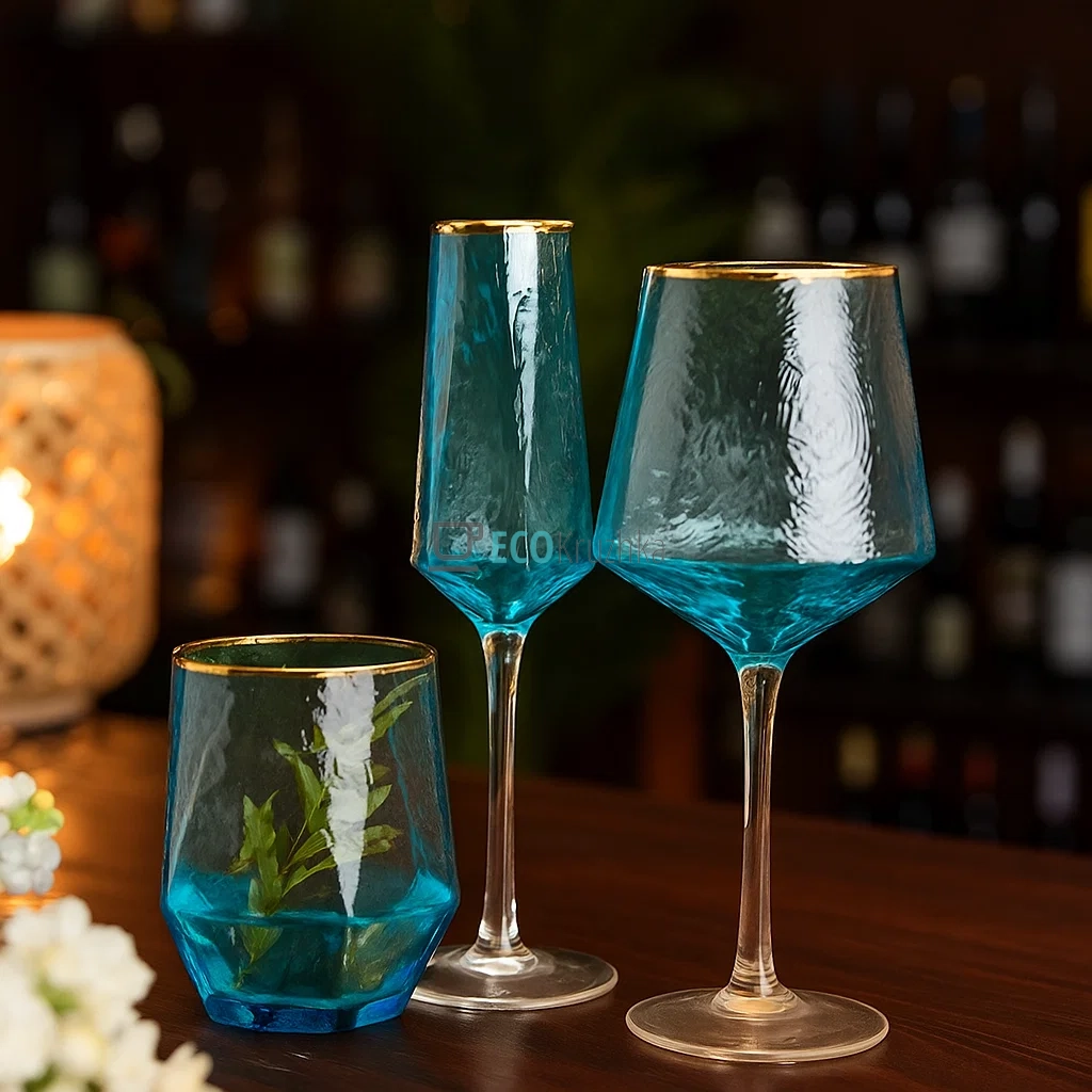 Набір келихів, склянок 18 предметів Кристал EK10907 Набір келихів, склянок 18 предметів Кристал EK10907