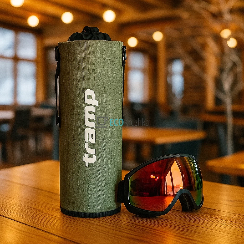 Термочохол для термоса Tramp 1600 мл Оливковий TRA-292-olive-melange