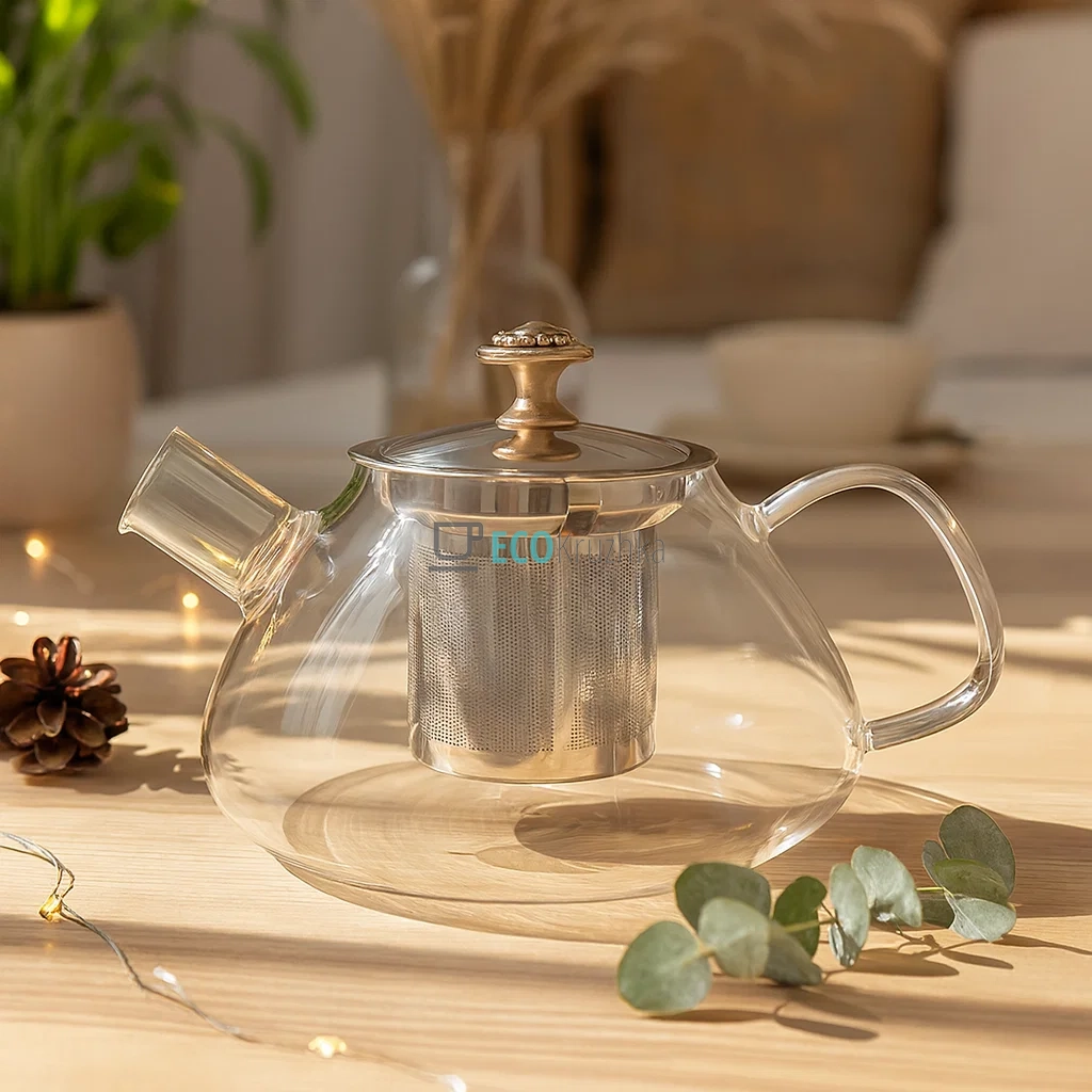 Заварювальний чайник 450 мл Ofenbach із ситечком (OF-100616S) Заварювальний чайник 450 мл Ofenbach із ситечком (OF-100616S)