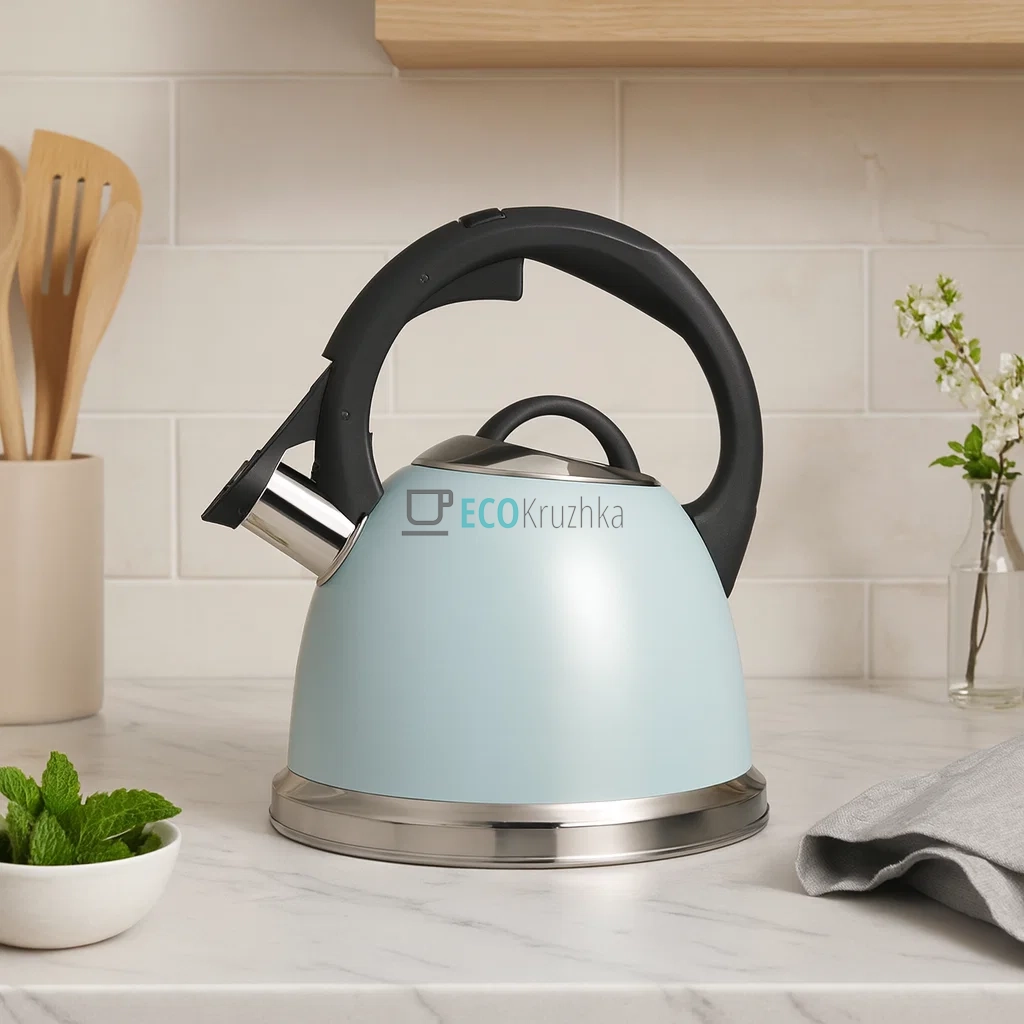 Чайник Ardesto Gemini, 2 л, блакитний тіффані, нержавіюча сталь (AR1955KS) Чайник Ardesto Gemini, 2 л, блакитний тіффані, нержавіюча сталь (AR1955KS)