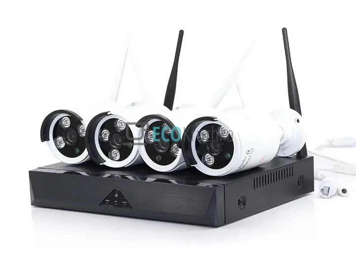 Комплект відеоспостереження 5G WiFi Kit 4 камери та реєстратор (JU-9648) Комплект відеоспостереження 5G WiFi Kit 4 камери та реєстратор (JU-9648)