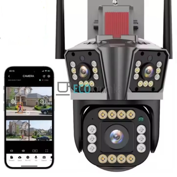 Вулична WiFi IP‑камера LS VISION PW12‑5K 1 Мп (JU-3654) Вулична WiFi IP‑камера LS VISION PW12‑5K 1 Мп (JU-3654)