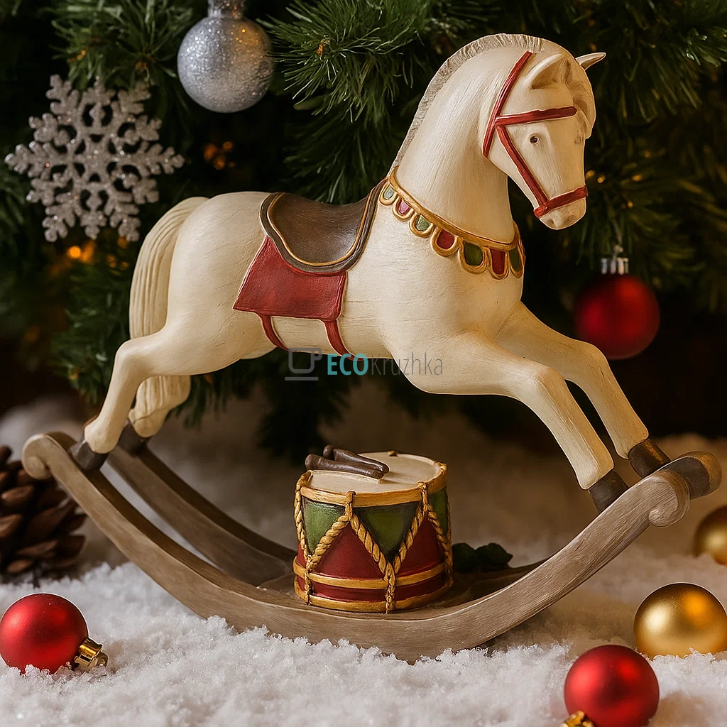 Декоративна статуетка «Конячка‑гойдалка» 25 см (894-001) Декоративна статуетка «Конячка‑гойдалка» 25 см (894-001)
