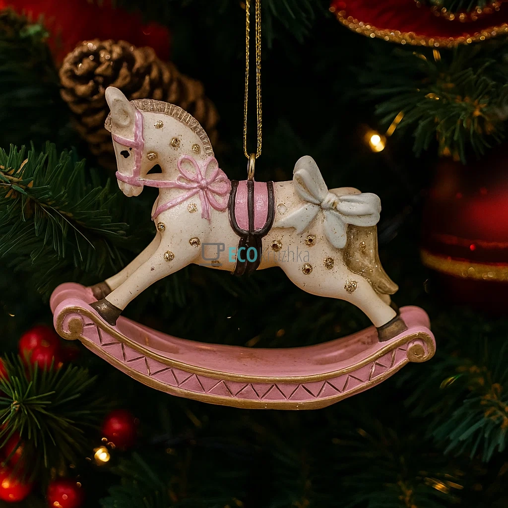 Декоративна підвісна фігурка «Конячка‑гойдалка» 8 см (707-179) Декоративна підвісна фігурка «Конячка‑гойдалка» 8 см (707-179)