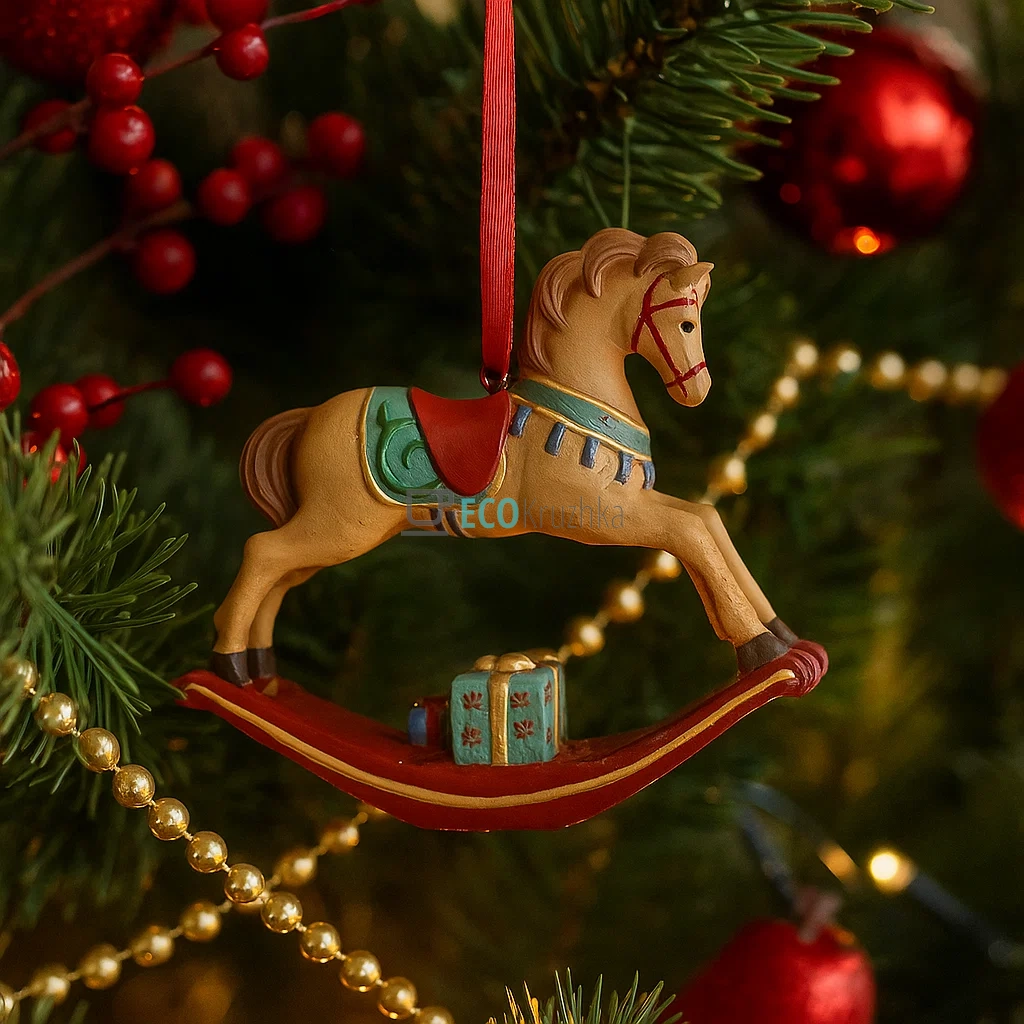 Декоративна підвіска «Конячка‑гойдалка» 8,5 см (838-559) Декоративна підвіска «Конячка‑гойдалка» 8,5 см (838-559)