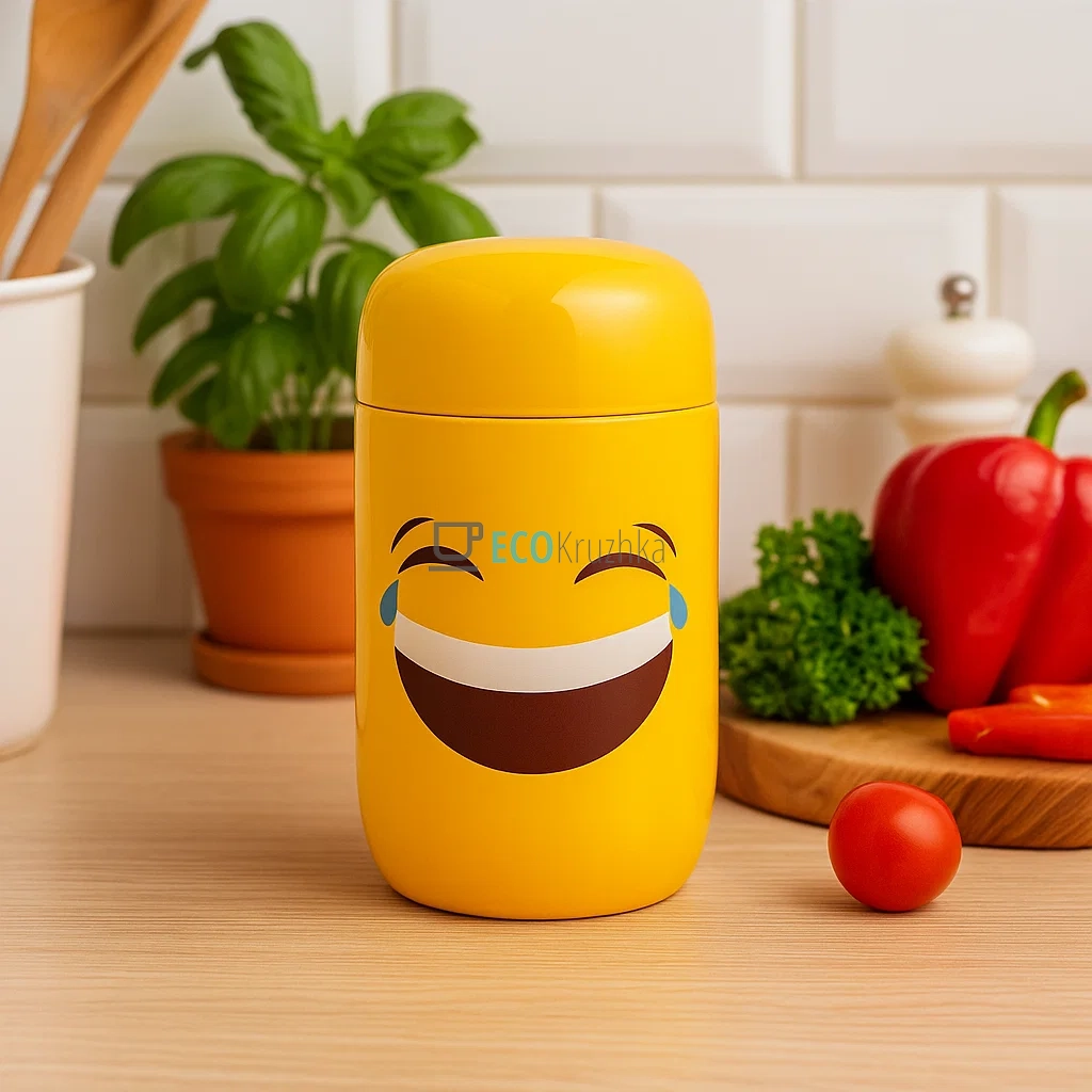 Дитячий термос для їжі 200мл Жовтий (80601-3)