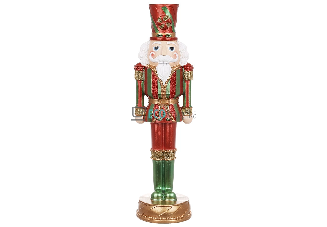 Декоративна фігура Лускунчик Candy з глітером 33 см (837-275) Декоративна фігура Лускунчик Candy з глітером 33 см (837-275)