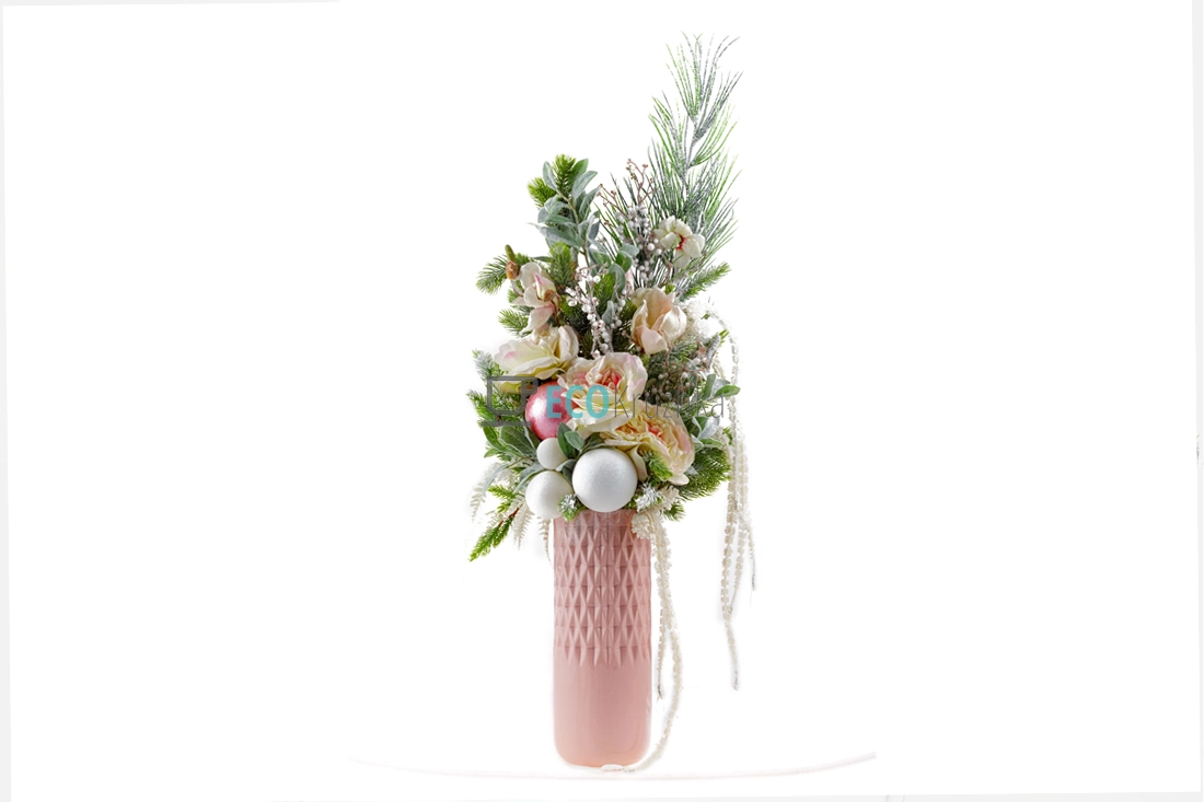 Новорічна композиція у вазі 35×30×90 см (RM0-149) Новорічна композиція у вазі 35×30×90 см (RM0-149)