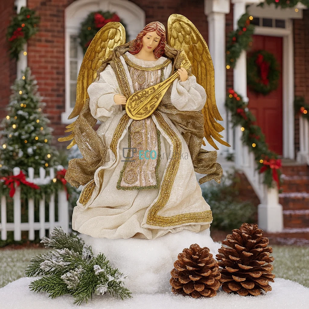 Декоративна фігура Різдвяний янгол 23 х 15 х 26 см (428-239)