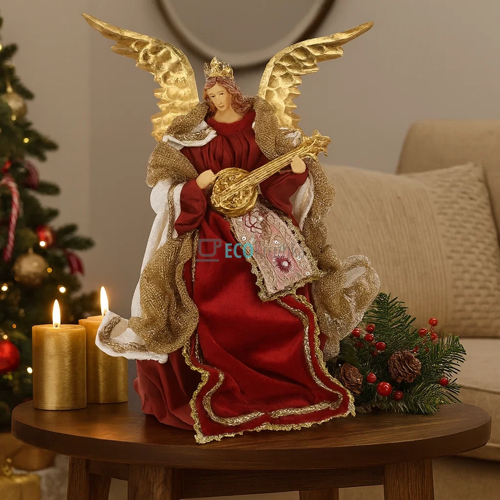 Декоративна фігура Різдвяний янгол 22 х 16 х 30 см (428-233)
