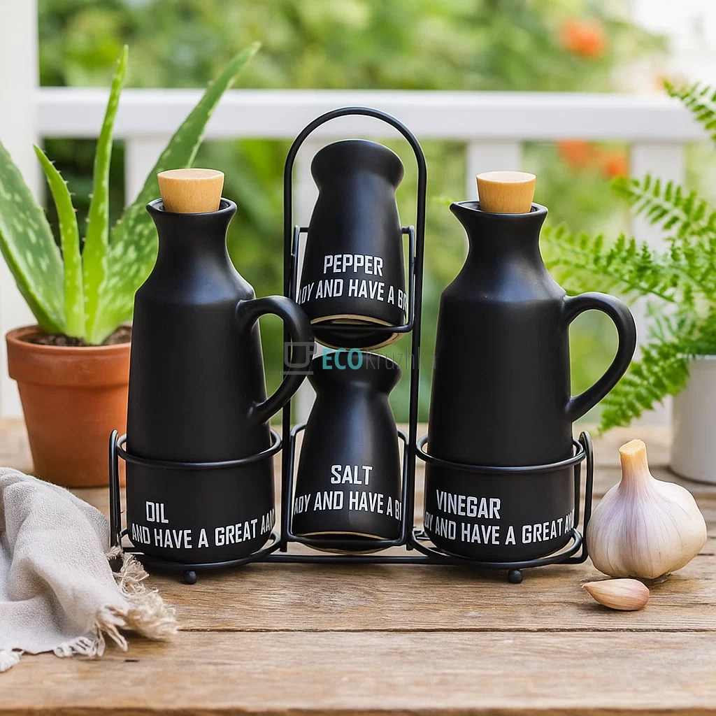 Набір для спецій 5-ти предмений "Eco style" Maestro MR-20029-04S