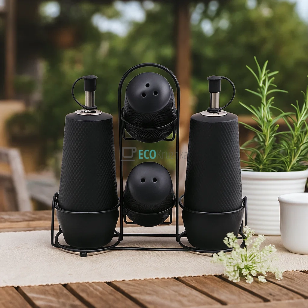 Набір для спецій 5-ти предмений "Black" Maestro MR-20001-04S