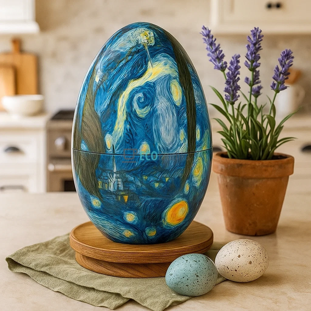 Набір столових приборів із нержавіючої сталі 24 штуки хромованих, Ван Гог (HP78813) Набір столових приборів із нержавіючої сталі 24 штуки хромованих, Ван Гог (HP78813)