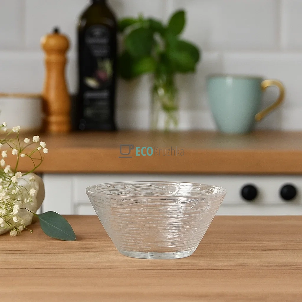 Набір салатників 6 шт, 350 мл Прозорі (9210-00)